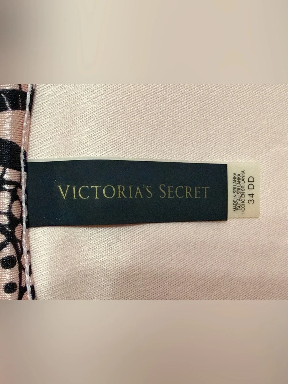 Victoria's Secret underwire push-up bikini top - size 34DD